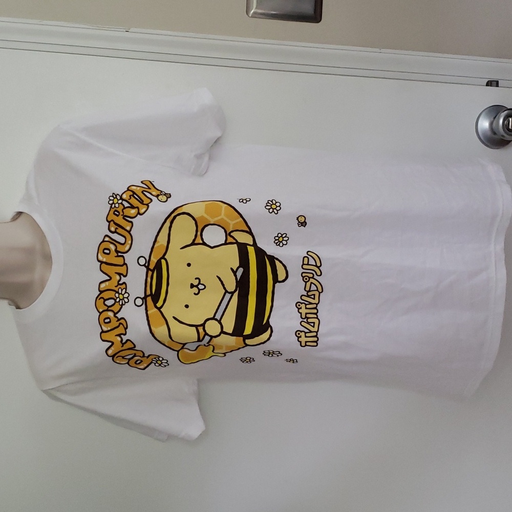 2022 Pompompurin Honey Bee Shirt Size S Hot Topic, Sanrio